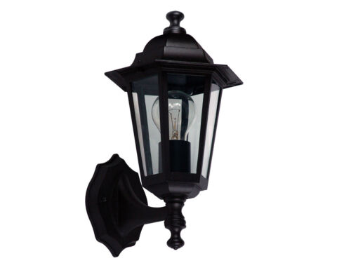 Außenwandleuchte Fassadenbeleuchtung Terassenlampe LED Laterne CLASSICO schwarz 