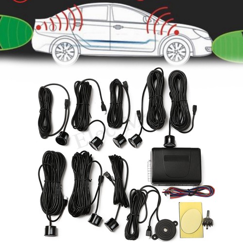 Car Front Rear Reversing Parking 8 Sensors Radar Buzzer Alarm System Kit
