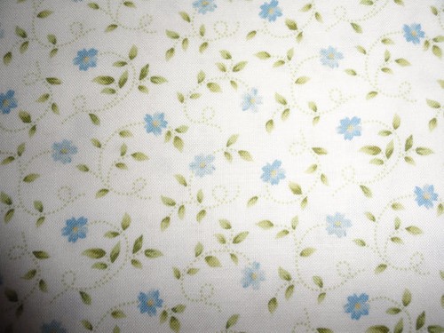 Rose Rosebud Quilt Quilting fabric Blue Rosebuds sage green fabrics by the yard