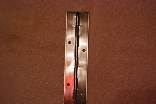 3//4/"x3//4/"  Nickel Plated Piano Hinges 6/" to 36/" Starting at $4.85 Made in USA
