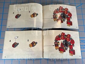 LEGO - Ninjago 70500, 70501, 70502, 70503 Instructions manual booklet lot