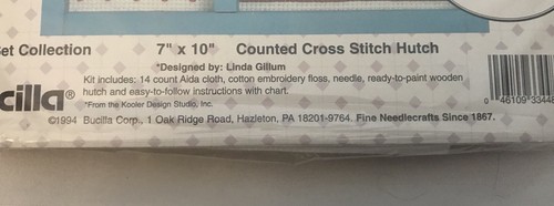 Bucilla Cross Stitch Hutch Kit Tea Set 33448 Gallery Of Stitches