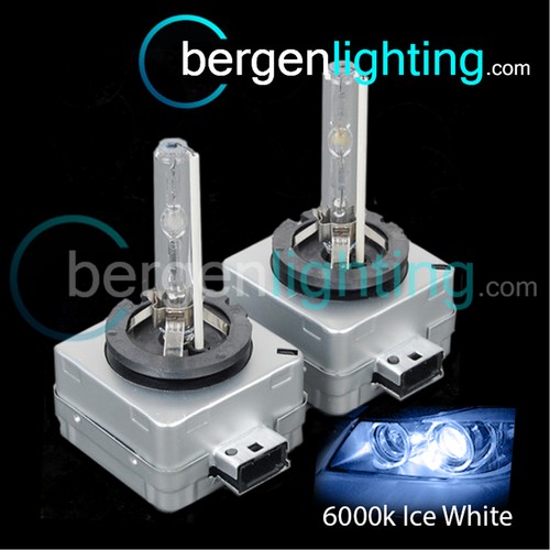 D3S Pair HID Headlamp bulbs 3000k 4300k 6000k 8000k 10000k Replaces Factory Fit