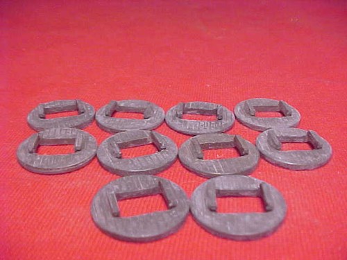 10 Vintage Sturmey Archer 3 speed hub axle no turn washers lot 6 nos