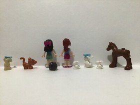 LEGO Friends 41085,41086,41087,41088,41089 MinifigsMia,Emma,Cat,Dog,Bunnies,Foal