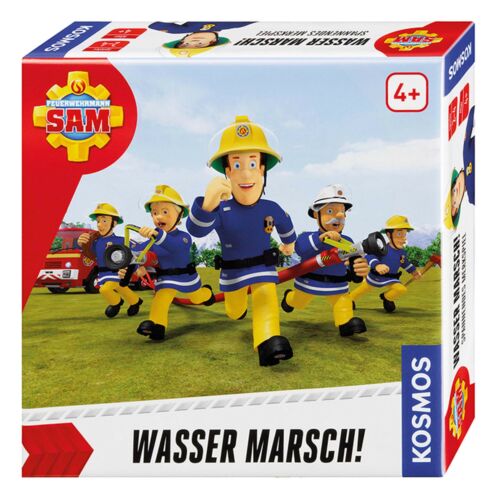 KOSMOS Kinderspiele Feuerwehrmann Sam Wasser marsch Brettspiel Spiel 697754