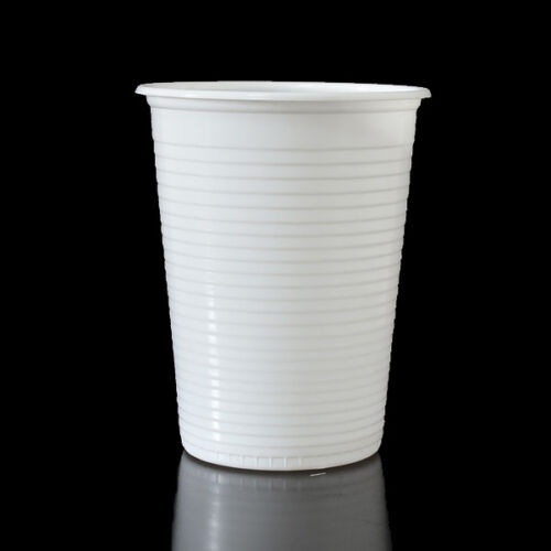 1500 x WHITE Disposable Plastic Cups 7oz Cold Drink Tumbler Water Juice Party
