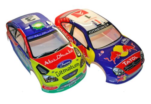 2pcs 1//10 Onroad Rally Rc Car Body Shell For Kyosho Pureten Fazer Traxxas 4tec