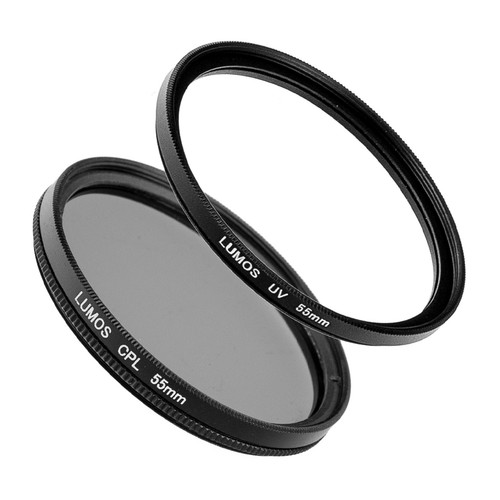 55mm filtro UV polarizador accesorios se adapta a Sony Alpha a7 III 28-70 kit de Ø 55 mm