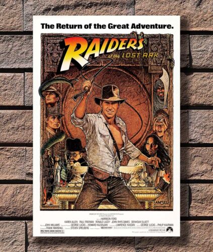 ZA1256 Indiana Jones Raiders of the Lost Movieshrink wrapped 2 Poster Hot 40x27