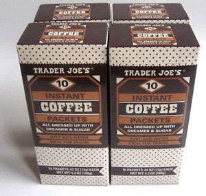 coffee trader instant joe packets joes sugar cream ebay dressed