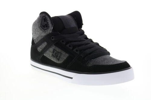 DC Pure High-Top Wc ADYS400043 Mens Gray Skate Inspired Sneakers Shoes 