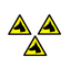 3 x DOBERMAN DOG WARNING TRIANGLES VARIATIONS AVAILABLE