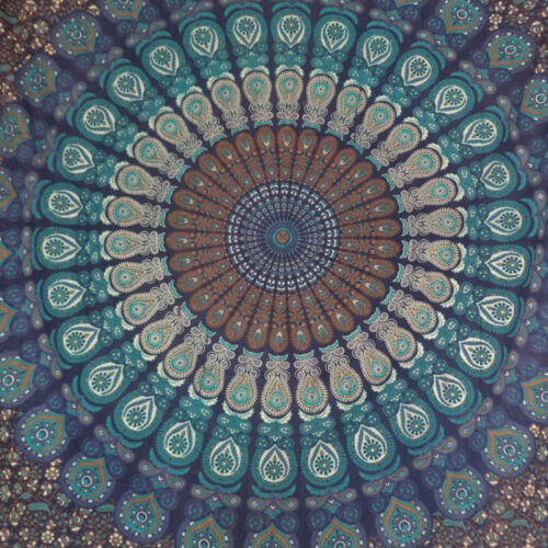 Mandala Indian Tapestry Wall Hipple Hanging Throw Beadspread Mat Blanket Decor