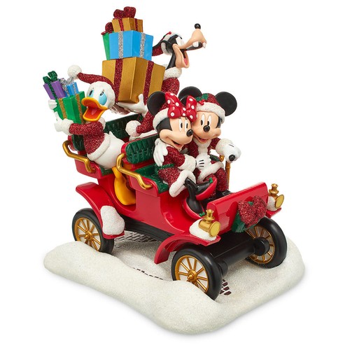 Disney Parks Santa Mickey /& Friends in Christmas Car Figurine New with Box