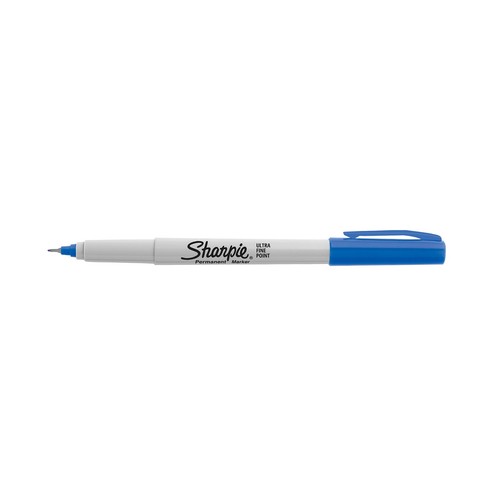 Sharpie Permanent Markers Ultra Fine Point Blue 12 Count 12-Pack Free Shipping