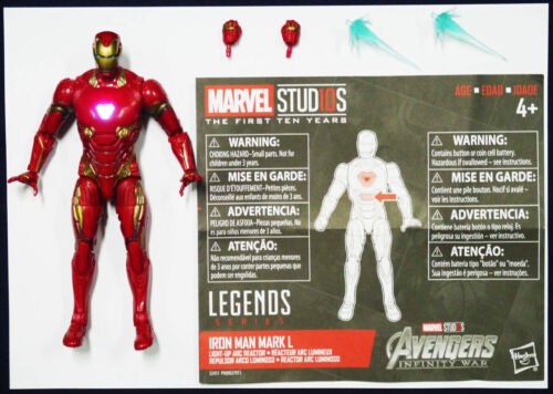 Iron Man Mark L 10th anniversary Marvel Legends Studio MCU loose figure MK 50