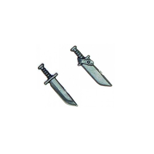Astra Militarum 40K Imperial Guard Catachan Heavy Weapon KNIVES x 2