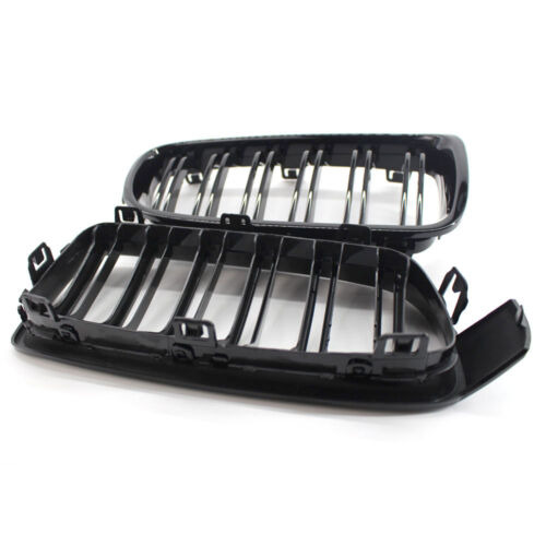 Car Front Gloss Black Double line Racing Grille for BMW 3 Series F30 F35 12-15 
