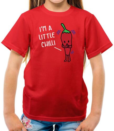 I/'m A Little Chilli Pun Food Band Funny Kids T-Shirt Joke Punny