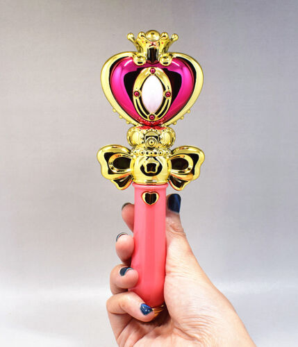 Sailor Moon Henshin Wand Charm Stick Cutie Moon Stick Sound Light Girl Toy