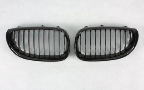 Sports Grill RADIATOR GRILLE BMW e60 e61 5er Saloon Touring Black Piano Lacquer