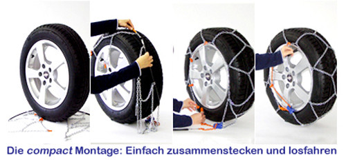 CAR1 by RUD compact Grip Schneeketten Größe 4030 CO6605 für Reifen 195//60 R15
