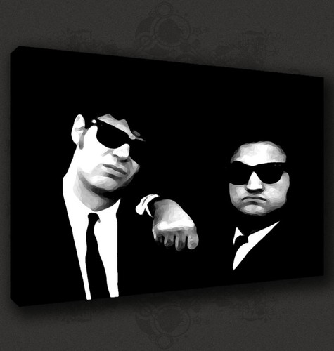 THE BLUES BROTHERS ICONIC FILM WALL ART CANVAS PRINT PICTURE READY TO HANG