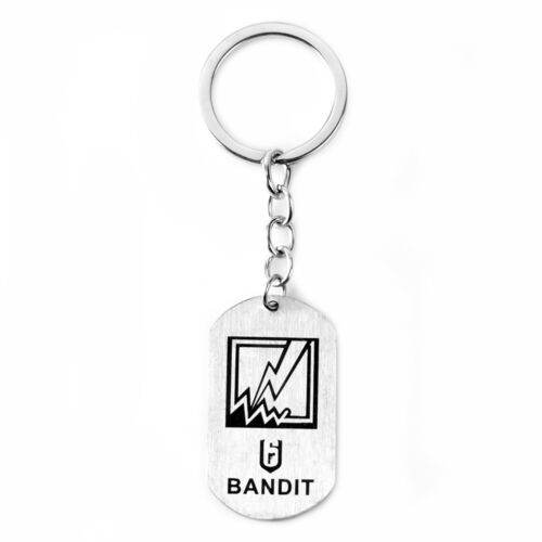 Mens Rainbow Six 6 Siege Tom Clancy's PS4 Cosplay Silver Keyring Keychain Gifts 
