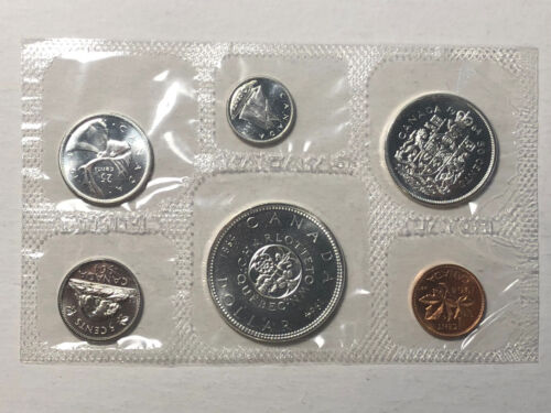 In Original Packaging 1964 Canadian Silver Proof-Like 6 Coin Set