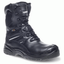 APACHE Combattimento Impermeabile Stivale in Pelle-Nero