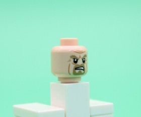 LEGO King Theoden Minifigure HEAD ONLY Lor021 Lord of the Rings Helm’s Deep 9474