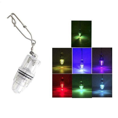 Fishing Lure light Lamp Underwater LED Light Deep Sea Bait Fishing Lamp C4W9