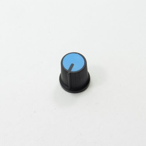 Blue Plastic Volume Control Knob For Potentiometer 6mm Taper Guitar Shaft