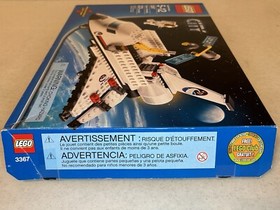 Lot of two LEGO CITY 3367 Space Shuttle & 3365 Space Moon Buggy sets. Complete