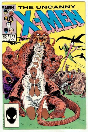 X-Men #187 1984 vf//nm 9.0 Dan Green by Claremont /& John Romita Jr