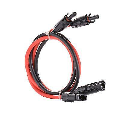 Monté mc4 connecteur 1 m Câble solaire rouge & noir 6 mmâ² Incl 50 m câble PV 