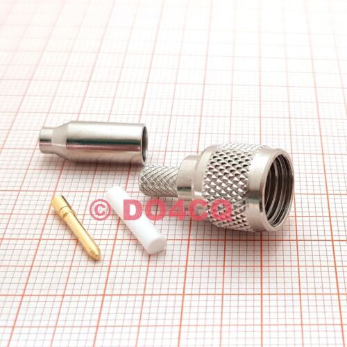 Mini UHF Plug Crimp for rg174 l07b