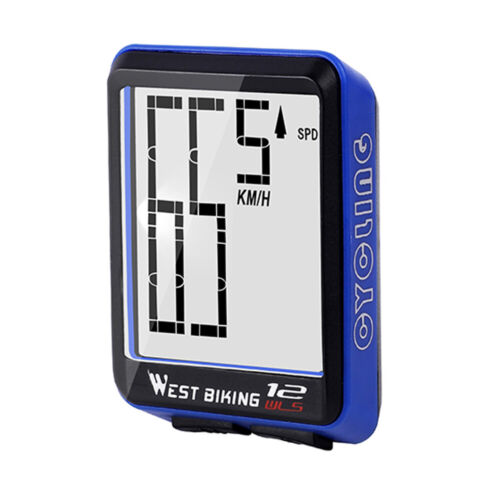 Waterproof Wireless LCD Bike Computer MTB Bicycle Speedometer Odometer Backlight