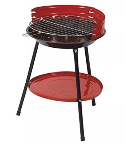 BBQ PORTABLE 36cm ROUND GARDEN PICNIC PARTY CAMPING OUTDOOR COOKING BARBECUE 