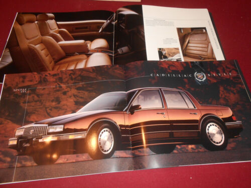 1991 CADILLAC TOURING SERIES HUGE 40 Page BROCHURE CATALOG PAINT COLOR CHIPS 