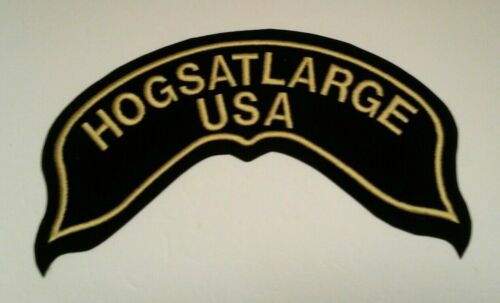 Details about  / HOGSATLARGE Iron-On Patch Oversized 12/" Jacket Patch