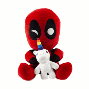 DEADPOOL w// UNICORN 16/" JUMBO PLUSH KIDROBOT OFFICIAL MARVEL PLUSH NEW IN BAG