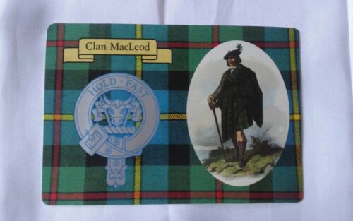 Clan MacLeod Hold Fast The Clans Collection from Lang Syne Postcard
