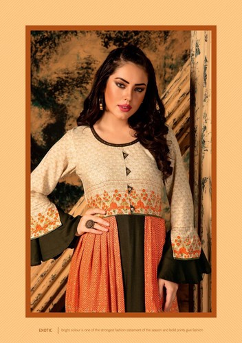 Indian Women Kurta Kurti Bollywood Pakistani Designer Long Tunic Top Dress Gown