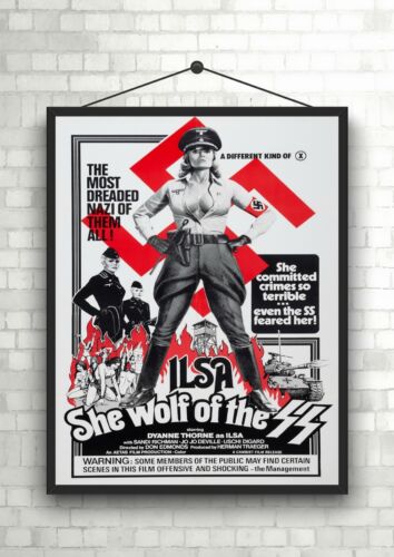Ilsa She wolf Of The SS Classic Vintage Large Movie Poster Art Print A0 A1 A2 A3