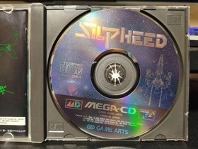 SILPHEED Mega CD Shooter Game Japan, No Disk Damage, Complete Used Japan 5n