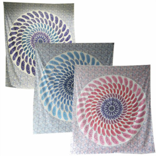 Feder Mandala Tagesdecken-Wandbehang-Dekotuch div Farben 210x240 cm