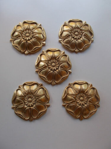 Décorative Tudor Rose moulures pour tout mobilier projets cinq moulures en or 