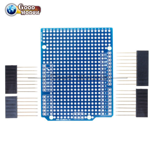Prototype Shield PCB UNO R3 Board DIY FR-4 Fiber 2mm 2.54mm Pitch for Arduino